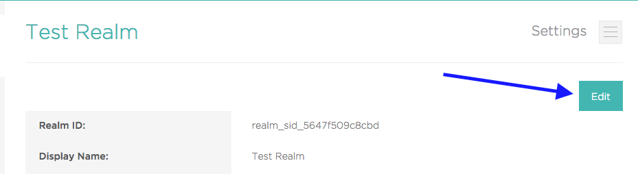 Edit Realm Settings